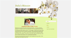 Desktop Screenshot of daliaskincare8.com