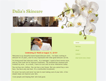Tablet Screenshot of daliaskincare8.com